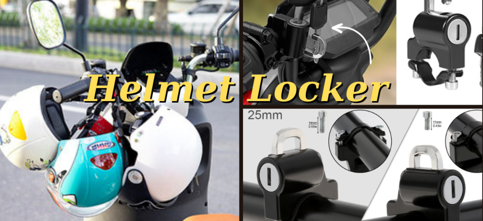 motorcycle helmet locker