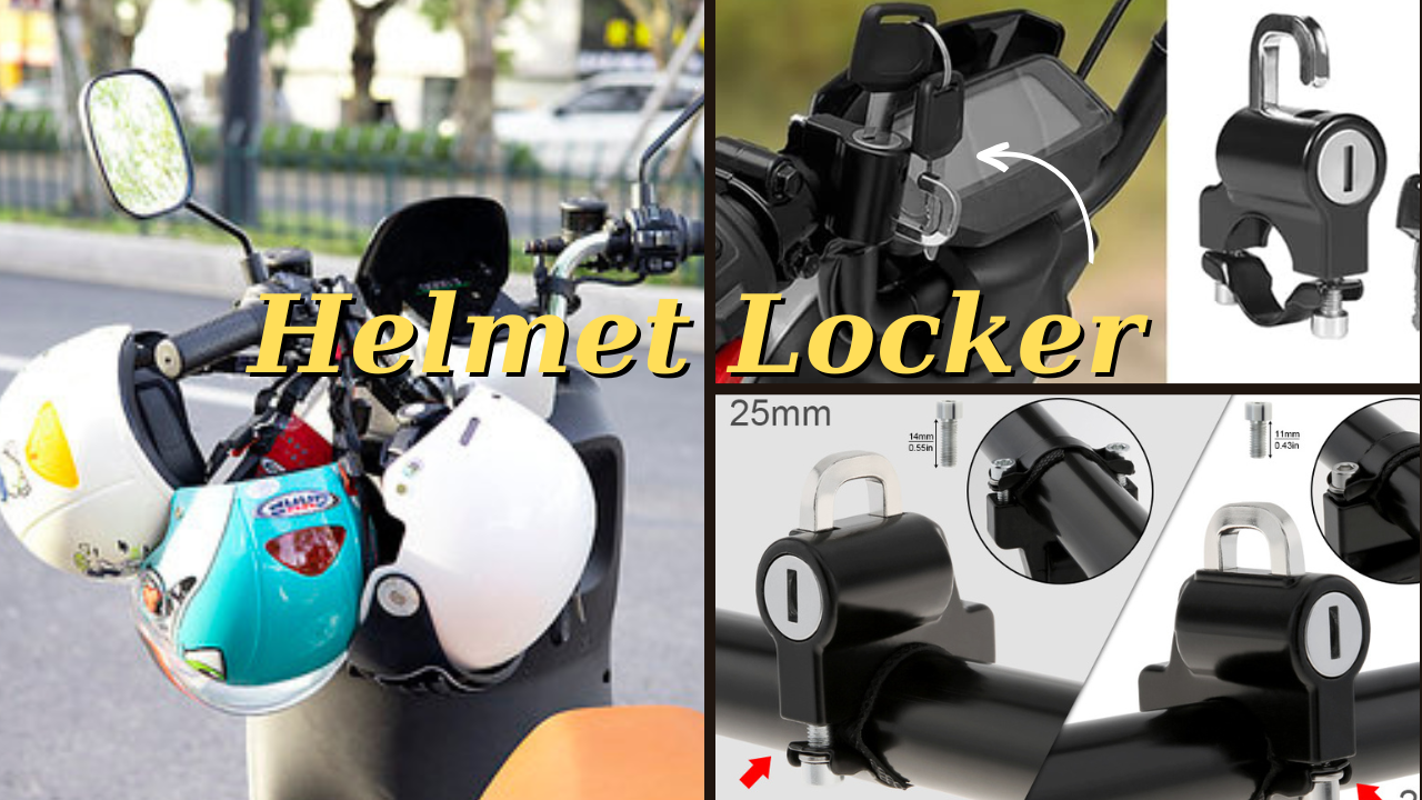 motorcycle helmet locker