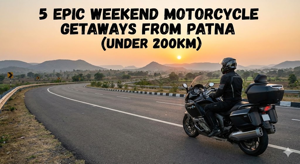 5 Epic Weekend Motorcycle Getaways from Patna (Under 200km)