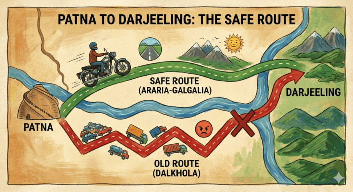 Patna to Darjeeling Bike Trip (2026)