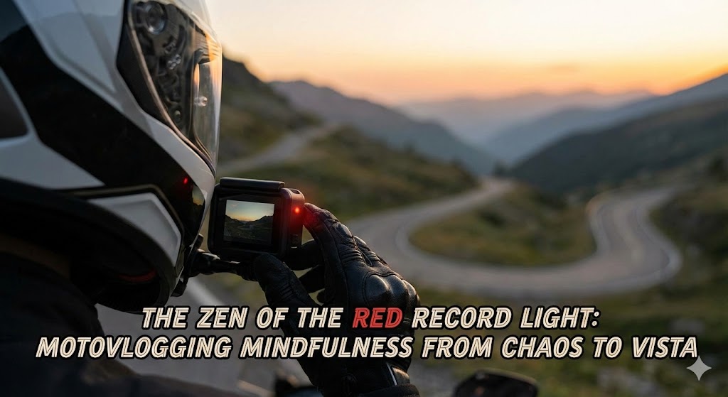 The Zen of the Red Record Light: Motovlogging Mindfulness from Chaos to Vista