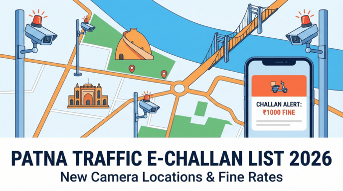 Patna Traffic E-Challan List 2026 New Camera Locations & Fine Rates