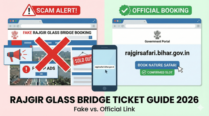 Rajgir Glass Bridge Ticket Booking 2026 Real Website Link